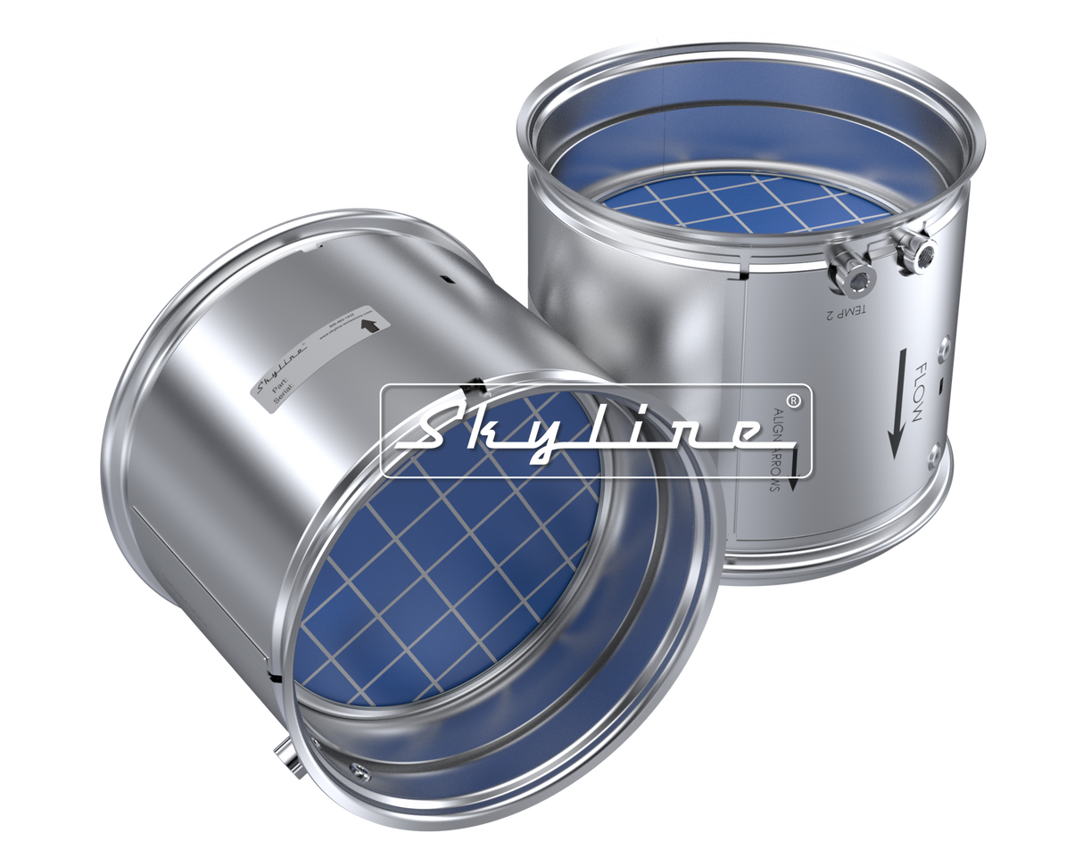 BJ0716 New Skyline DPF - Cummins L9 (Clamps & Gaskets Included)