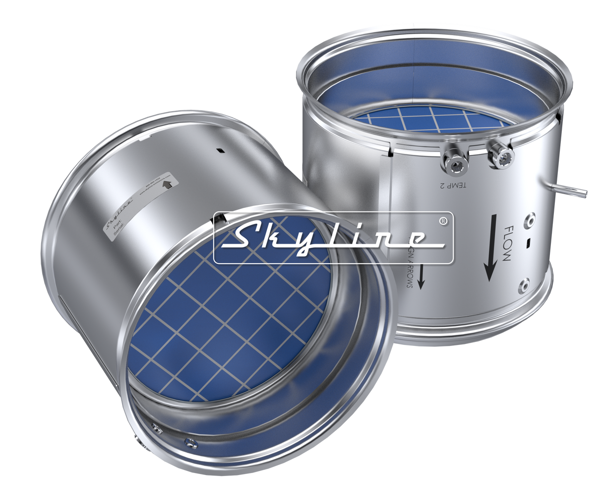 BJ0717 New Skyline DPF - Cummins L9 (Clamps & Gaskets Included)