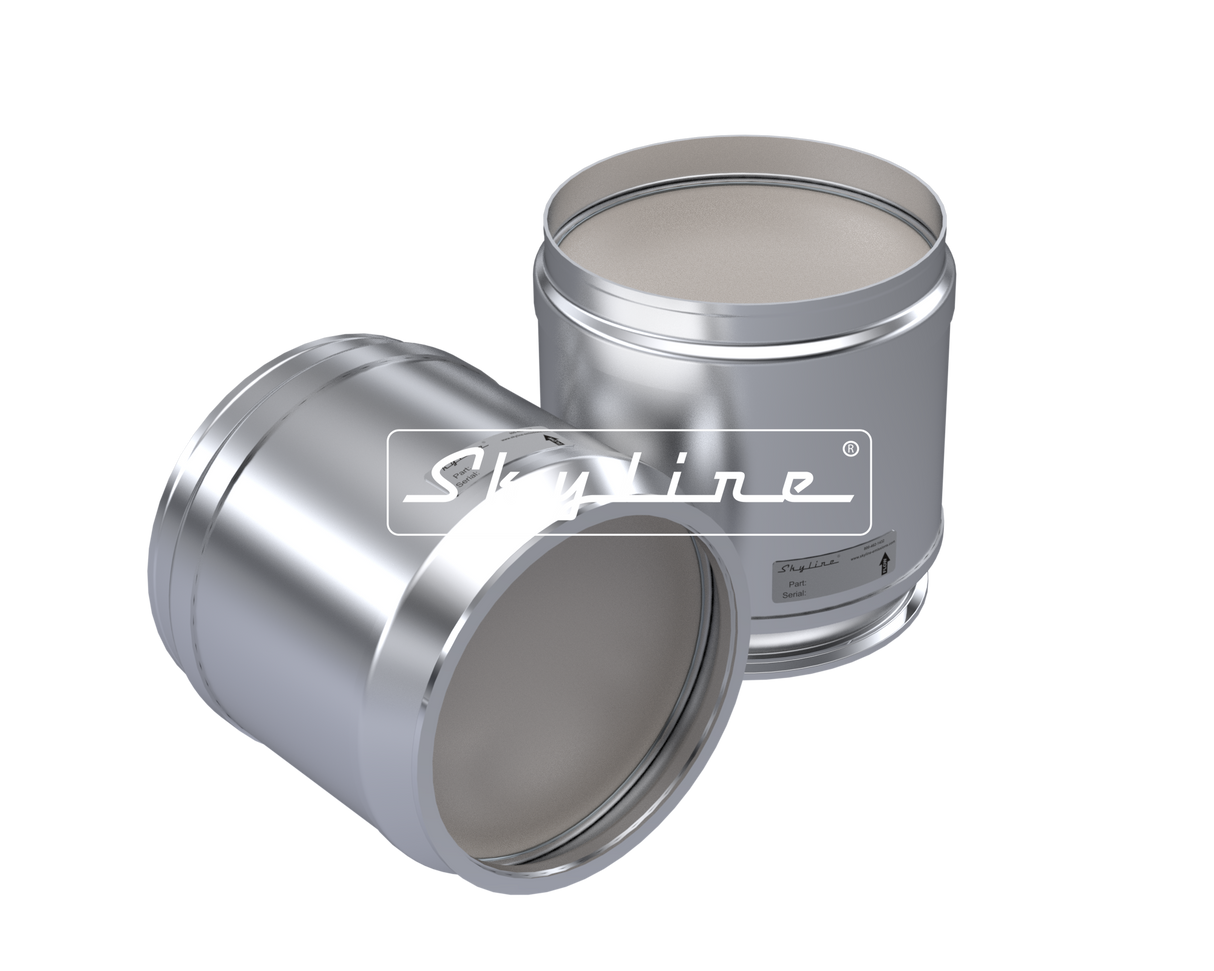 DJ0813 New Skyline DPF Detroit Diesel DD13/DD15/DD16 (Clamps & Gaskets Included)