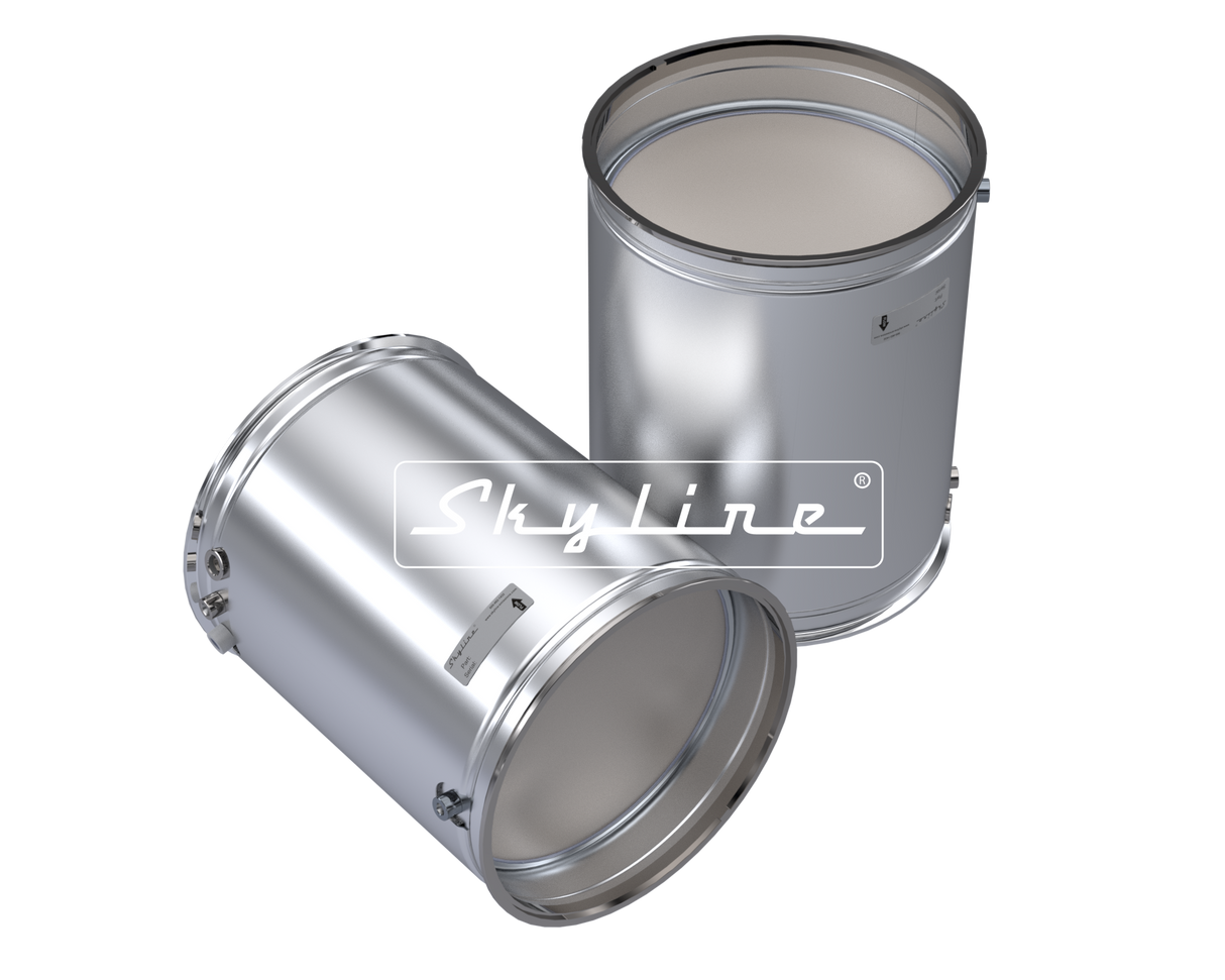 DQ1202 New Skyline DPF - Detroit Diesel (Clamps & Gaskets Included)