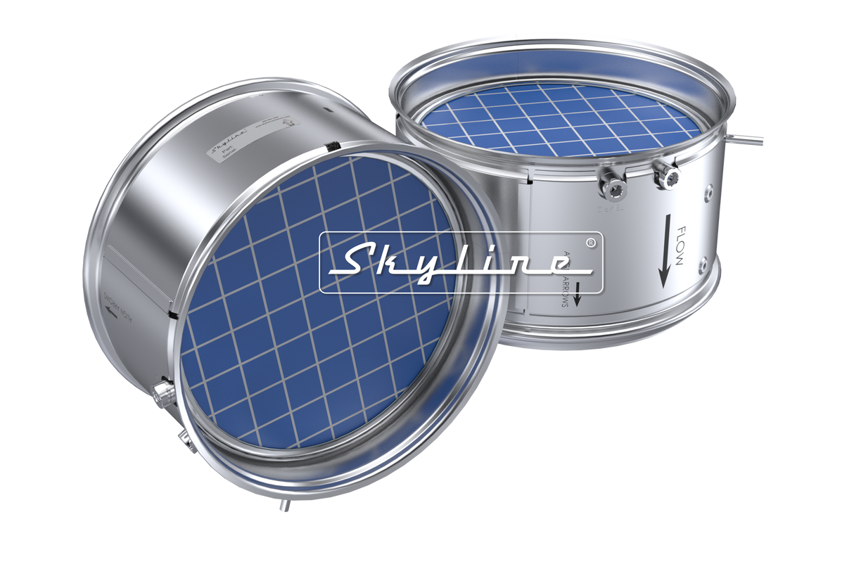 XQ0712 New Skyline DPF - Cummins X15 / X12 (Clamps & Gaskets Included)