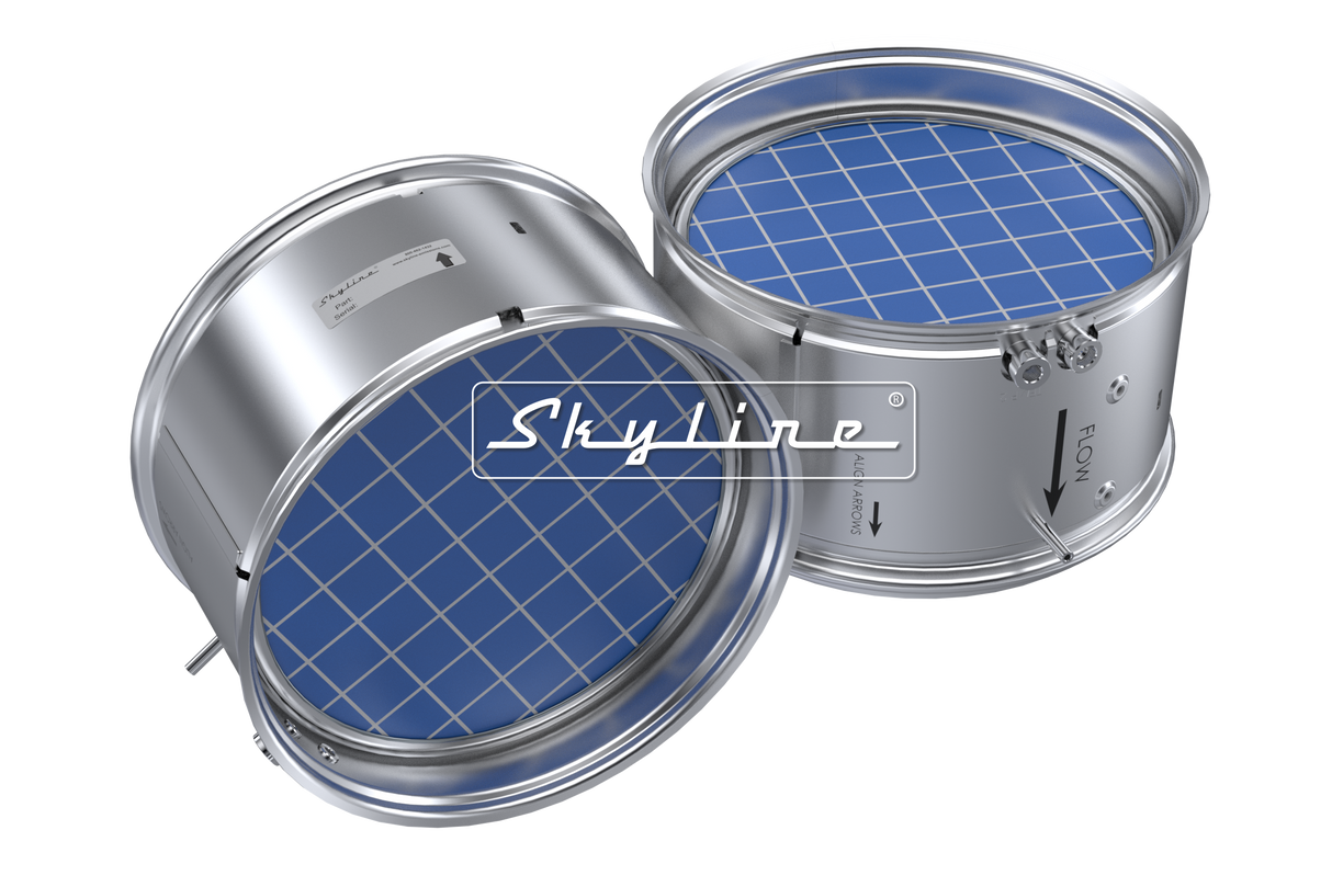 XQ0713 New Skyline DPF - Cummins X15 / X12 (Clamps & Gaskets Included)