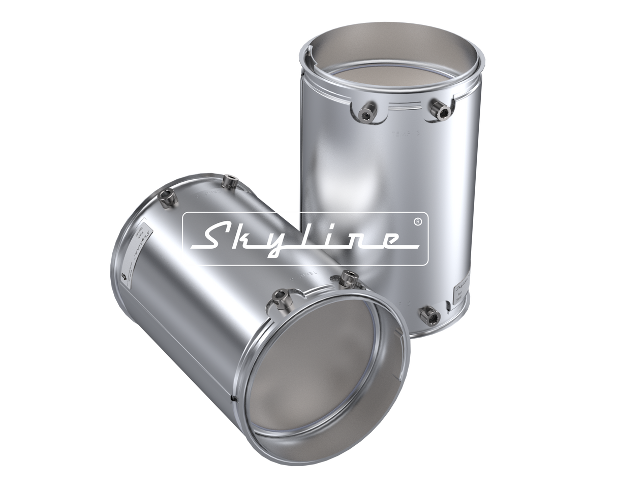 BGF006 New Skyline Aftermarket DPF - Cummins ISB (Clamps & Gaskets Included)