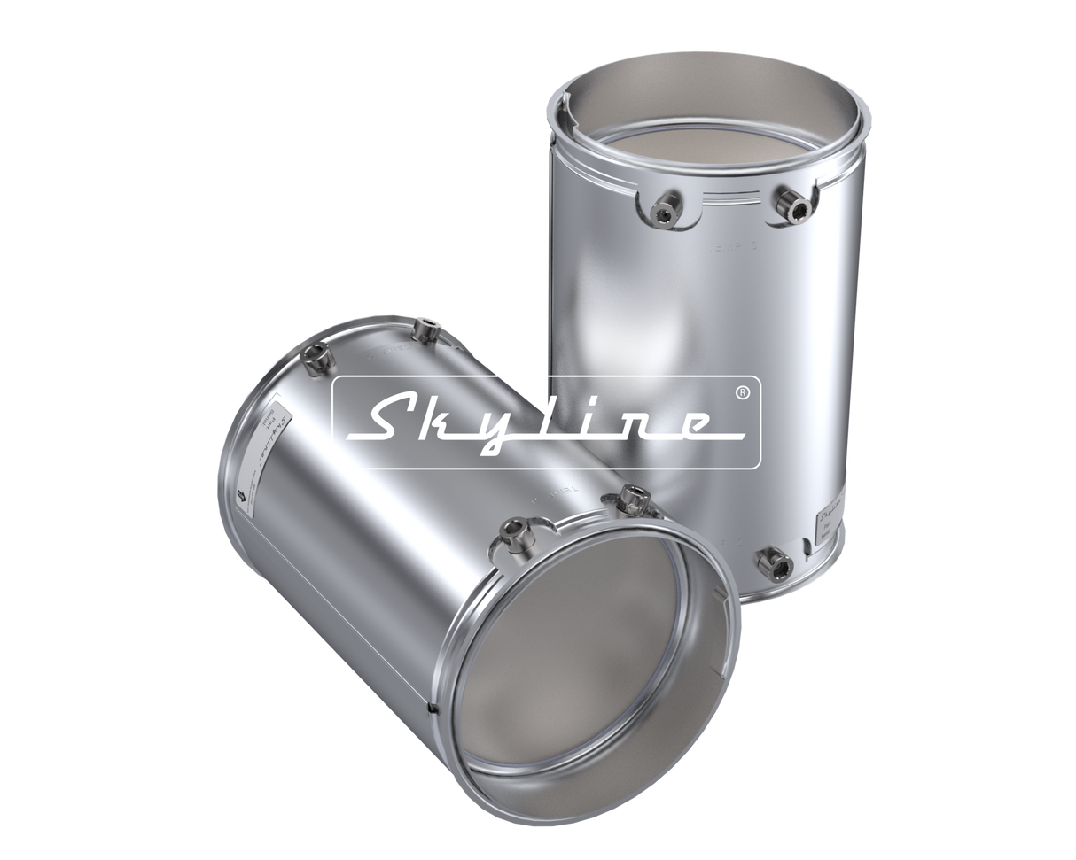 BGF007 New Skyline Aftermarket DPF - Cummins ISB (Clamps & Gaskets Included)